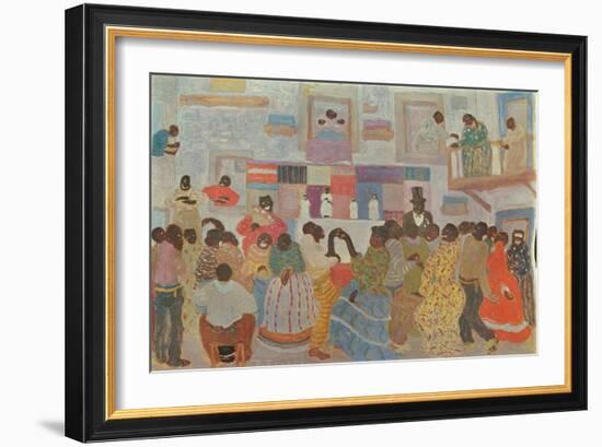 Dancers in Haiti (Oil on Canvas)-Pedro Figari-Framed Giclee Print