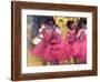 Dancers in Pink, Between the Scenes-Edgar Degas-Framed Giclee Print
