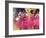 Dancers in Pink, Between the Scenes-Edgar Degas-Framed Giclee Print