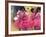 Dancers in Pink, Between the Scenes-Edgar Degas-Framed Giclee Print