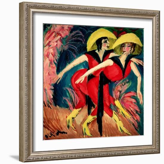 Dancers in Red, 1914-Ernst Ludwig Kirchner-Framed Giclee Print