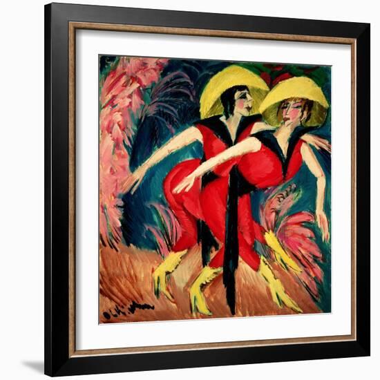 Dancers in Red, 1914-Ernst Ludwig Kirchner-Framed Giclee Print