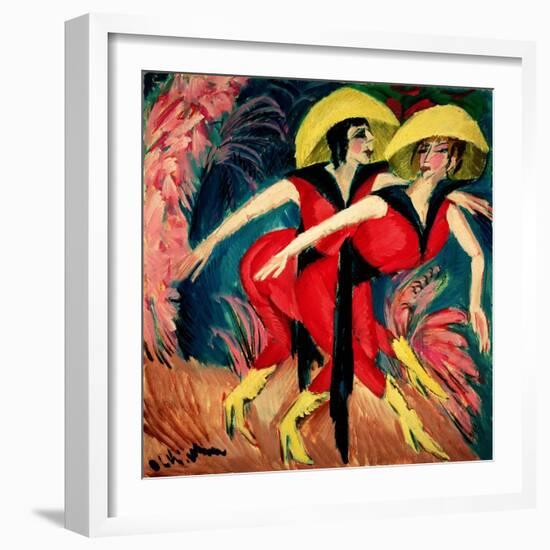 Dancers in Red, 1914-Ernst Ludwig Kirchner-Framed Giclee Print