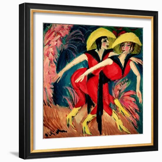 Dancers in Red, 1914-Ernst Ludwig Kirchner-Framed Giclee Print