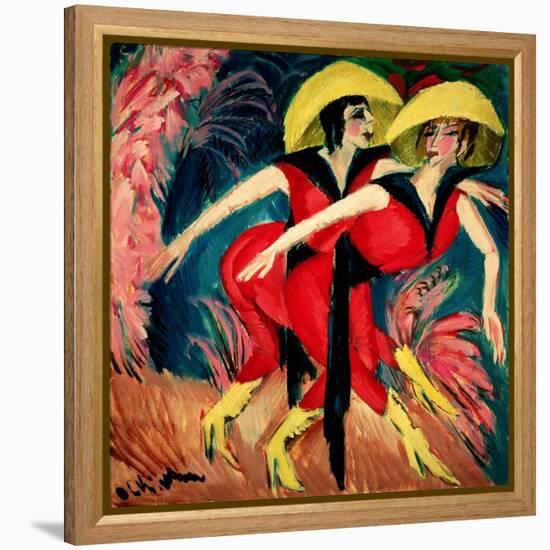 Dancers in Red, 1914-Ernst Ludwig Kirchner-Framed Premier Image Canvas