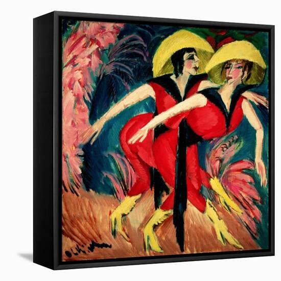 Dancers in Red, 1914-Ernst Ludwig Kirchner-Framed Premier Image Canvas