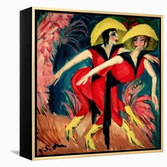 Dancers in Red, 1914-Ernst Ludwig Kirchner-Framed Premier Image Canvas