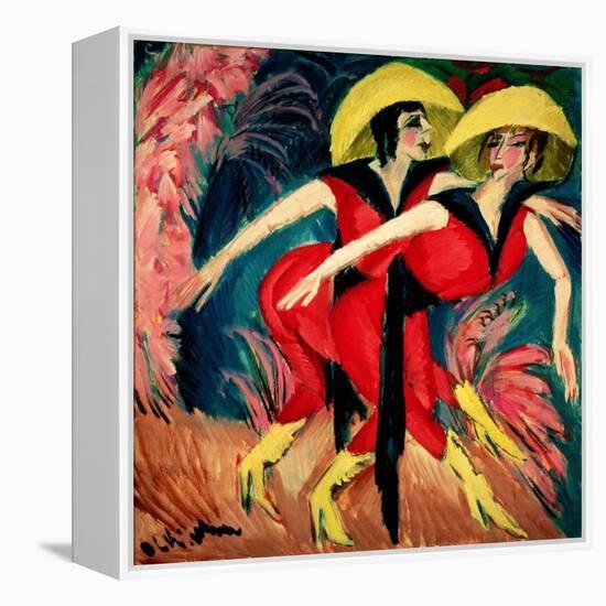Dancers in Red, 1914-Ernst Ludwig Kirchner-Framed Premier Image Canvas