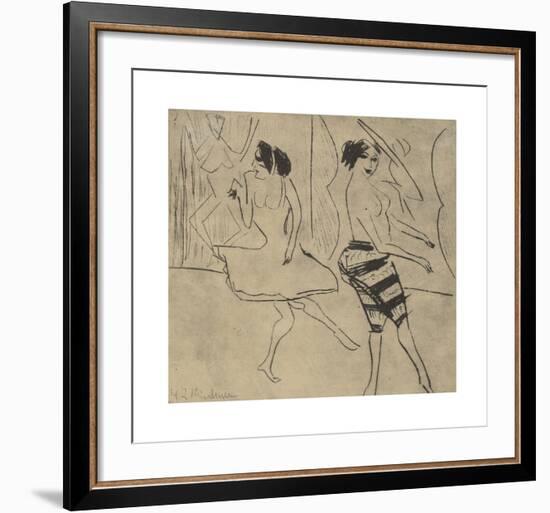 Dancers in Studio-Ernst Ludwig Kirchner-Framed Premium Giclee Print