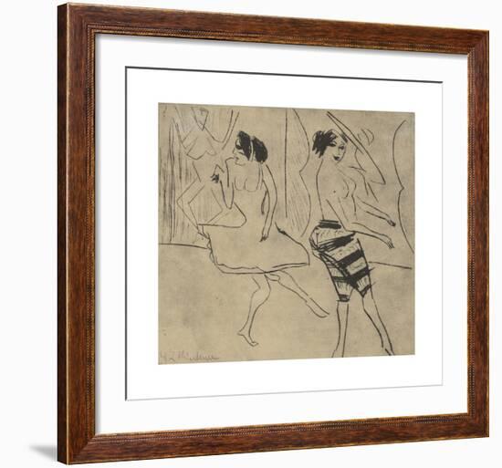 Dancers in Studio-Ernst Ludwig Kirchner-Framed Premium Giclee Print