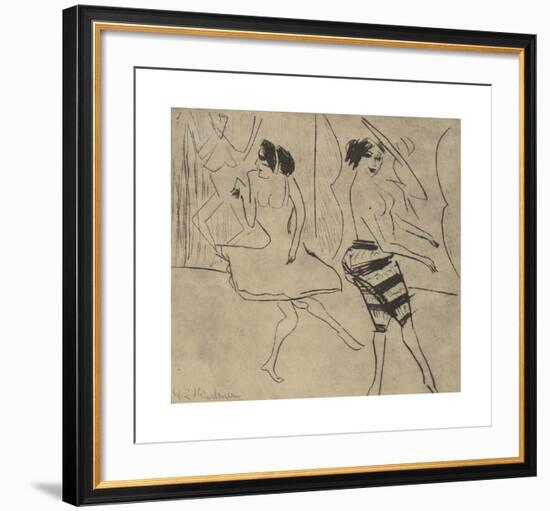 Dancers in Studio-Ernst Ludwig Kirchner-Framed Premium Giclee Print