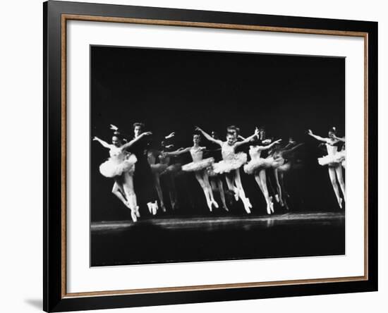 Dancers in the NYC Ballet Production of "Symphony in C" at the New York State Theater-Gjon Mili-Framed Premium Photographic Print