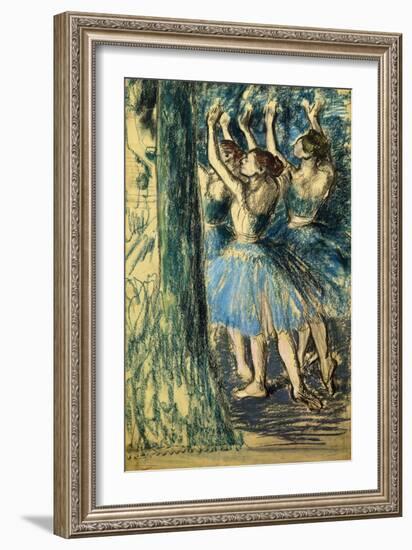 Dancers in the Scene-Edgar Degas-Framed Giclee Print