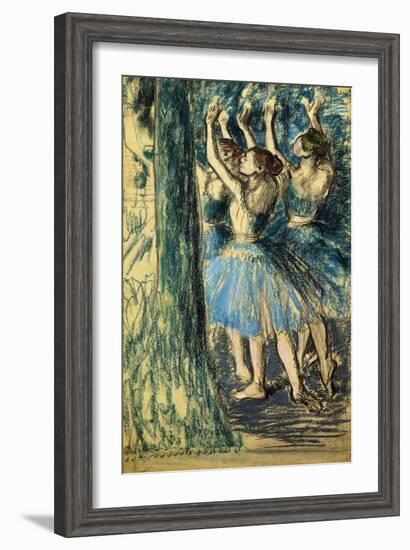 Dancers in the Scene-Edgar Degas-Framed Giclee Print