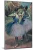 Dancers in Violet-Edgar Degas-Mounted Giclee Print