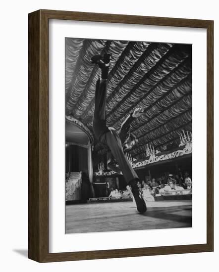 Dancers Performing at the Latin Quarter Night Club-Yale Joel-Framed Photographic Print