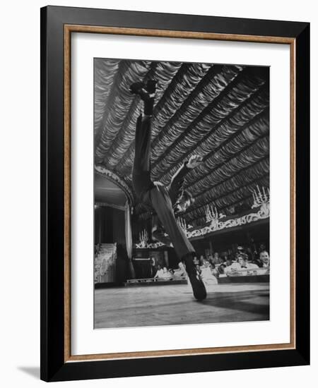 Dancers Performing at the Latin Quarter Night Club-Yale Joel-Framed Photographic Print