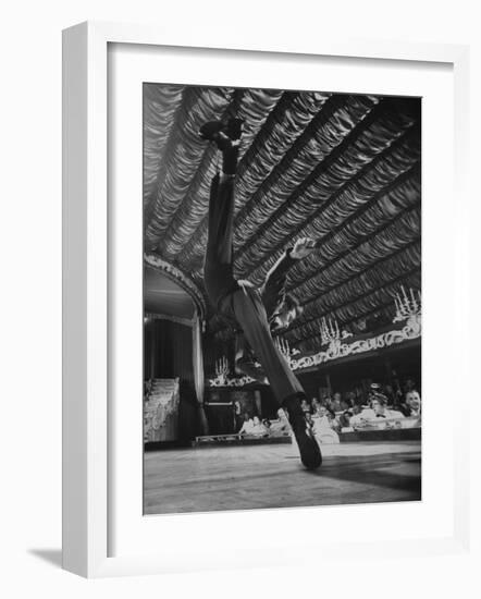 Dancers Performing at the Latin Quarter Night Club-Yale Joel-Framed Photographic Print