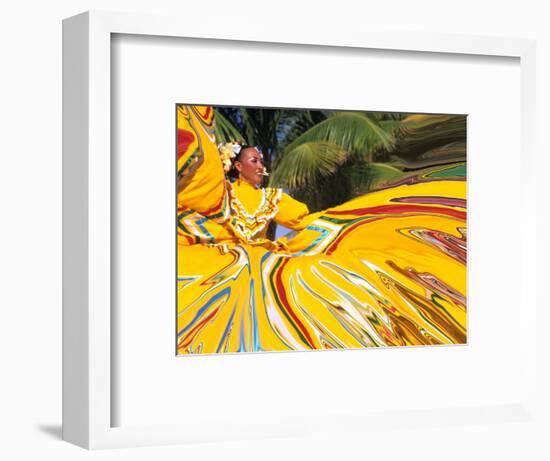 Dancers Performing in Costume, Costa Maya, Mexico-Bill Bachmann-Framed Photographic Print