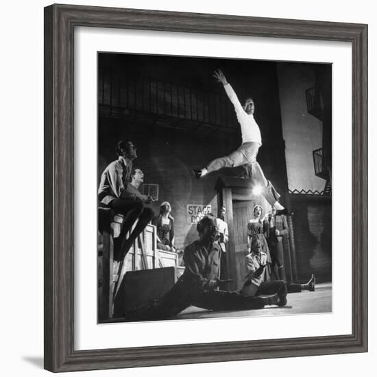 Dancers Performing in Scene from Kiss Me, Kate-Ralph Morse-Framed Premium Photographic Print