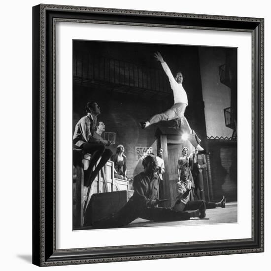 Dancers Performing in Scene from Kiss Me, Kate-Ralph Morse-Framed Premium Photographic Print