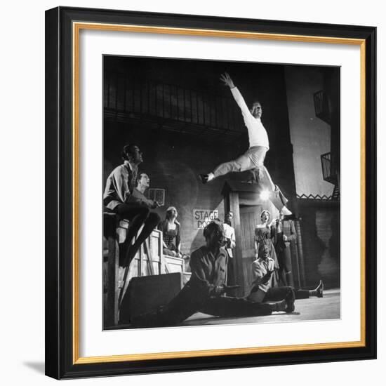 Dancers Performing in Scene from Kiss Me, Kate-Ralph Morse-Framed Premium Photographic Print