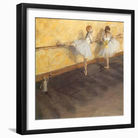 Dancers Practicing at the Bar, 1876-Edgar Degas-Framed Giclee Print