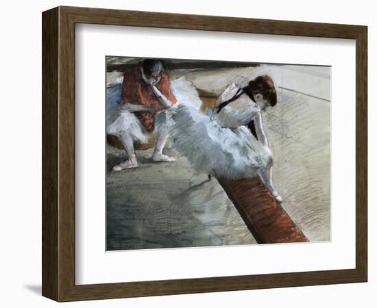 Dancers Resting-Edgar Degas-Framed Giclee Print