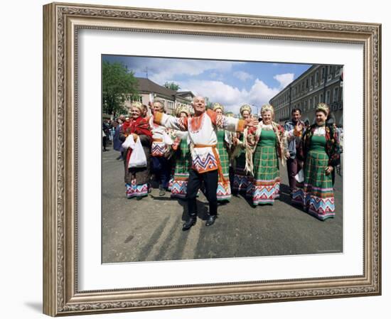 Dancers, Summer Festival, Sergiev Posad, Russia-Gavin Hellier-Framed Photographic Print