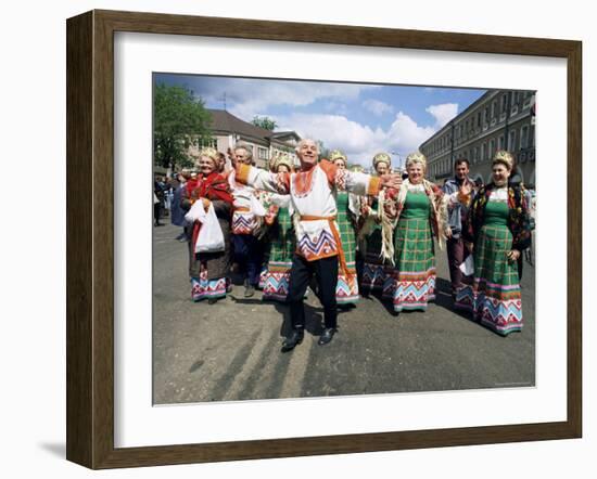 Dancers, Summer Festival, Sergiev Posad, Russia-Gavin Hellier-Framed Photographic Print