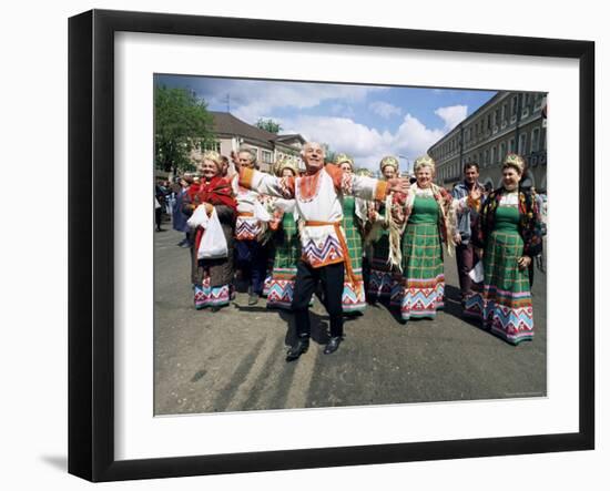 Dancers, Summer Festival, Sergiev Posad, Russia-Gavin Hellier-Framed Photographic Print