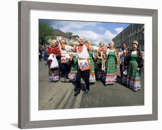 Dancers, Summer Festival, Sergiev Posad, Russia-Gavin Hellier-Framed Photographic Print