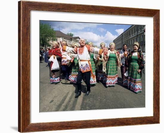 Dancers, Summer Festival, Sergiev Posad, Russia-Gavin Hellier-Framed Photographic Print