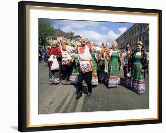 Dancers, Summer Festival, Sergiev Posad, Russia-Gavin Hellier-Framed Photographic Print