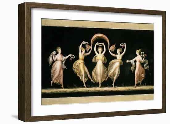 Dancers, Tempera-Antonio Canova-Framed Giclee Print