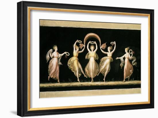 Dancers, Tempera-Antonio Canova-Framed Giclee Print