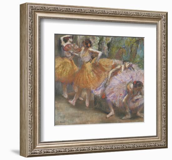 Dancers with Fans, c. 1898-Edgar Degas-Framed Art Print