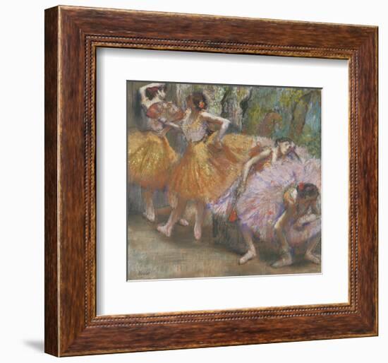 Dancers with Fans, c. 1898-Edgar Degas-Framed Art Print