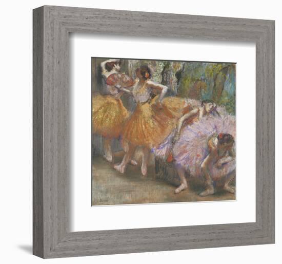 Dancers with Fans, c. 1898-Edgar Degas-Framed Art Print