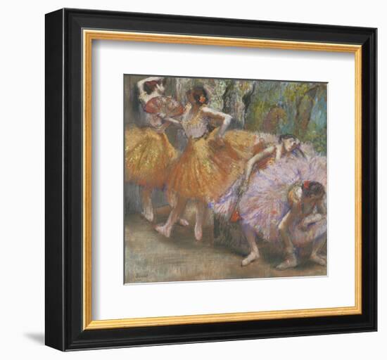 Dancers with Fans, c. 1898-Edgar Degas-Framed Art Print