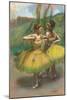 Dancers with Yellow Dresses; Danseuses Jupes Jaunes, C.1896-Edgar Degas-Mounted Giclee Print