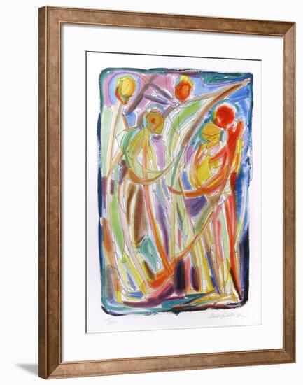 Dancers-Chaim Goldberg-Framed Collectable Print