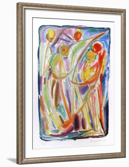 Dancers-Chaim Goldberg-Framed Collectable Print