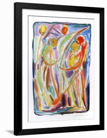 Dancers-Chaim Goldberg-Framed Collectable Print