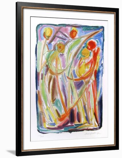 Dancers-Chaim Goldberg-Framed Collectable Print