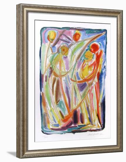 Dancers-Chaim Goldberg-Framed Collectable Print