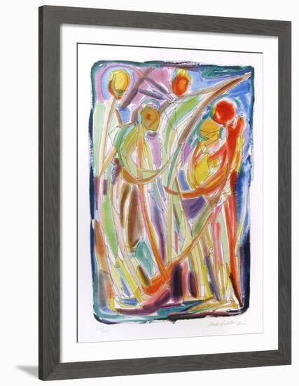 Dancers-Chaim Goldberg-Framed Collectable Print