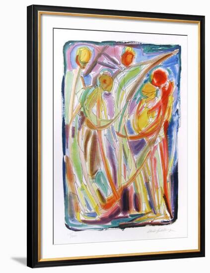 Dancers-Chaim Goldberg-Framed Collectable Print