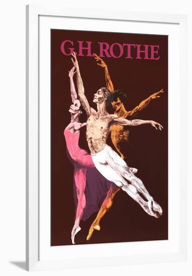 Dancers-Gatja Helgart Rothe-Framed Serigraph