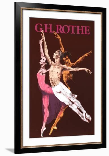 Dancers-Gatja Helgart Rothe-Framed Serigraph